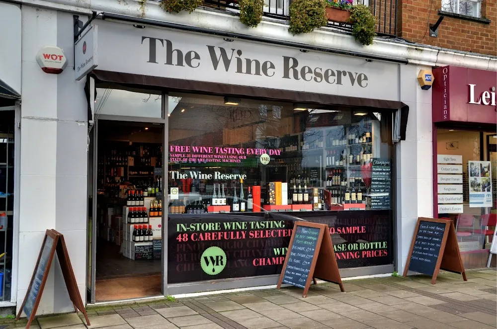 front of the wine reserve store 