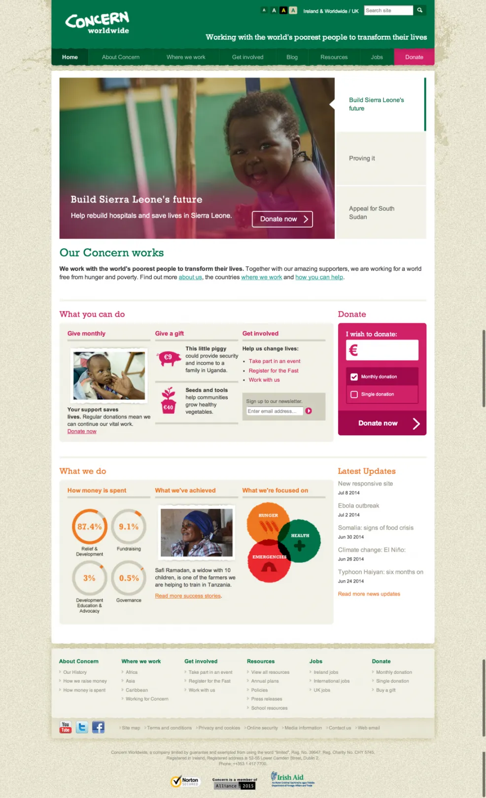 homepage on concern.net