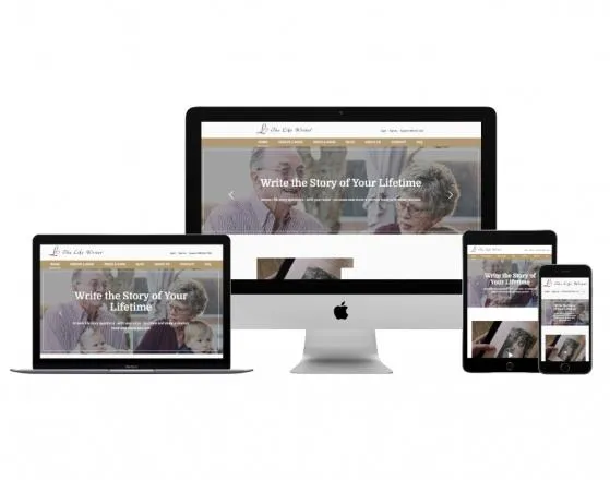 The Life Writer Drupal 8 Website