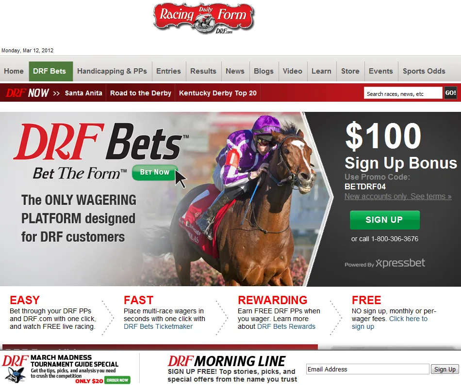 DRF Bets