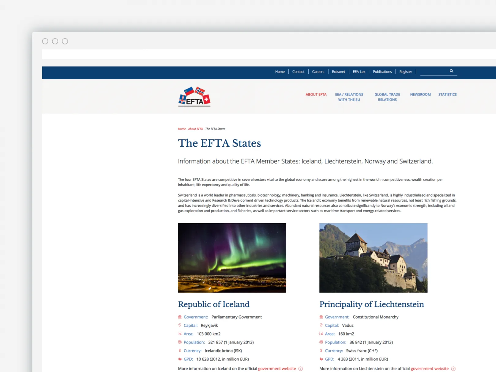 EFTA member countries