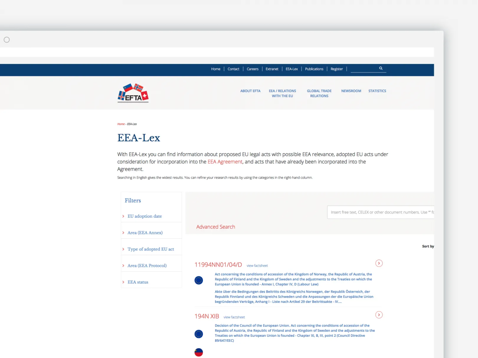 EFTA EEA-lex