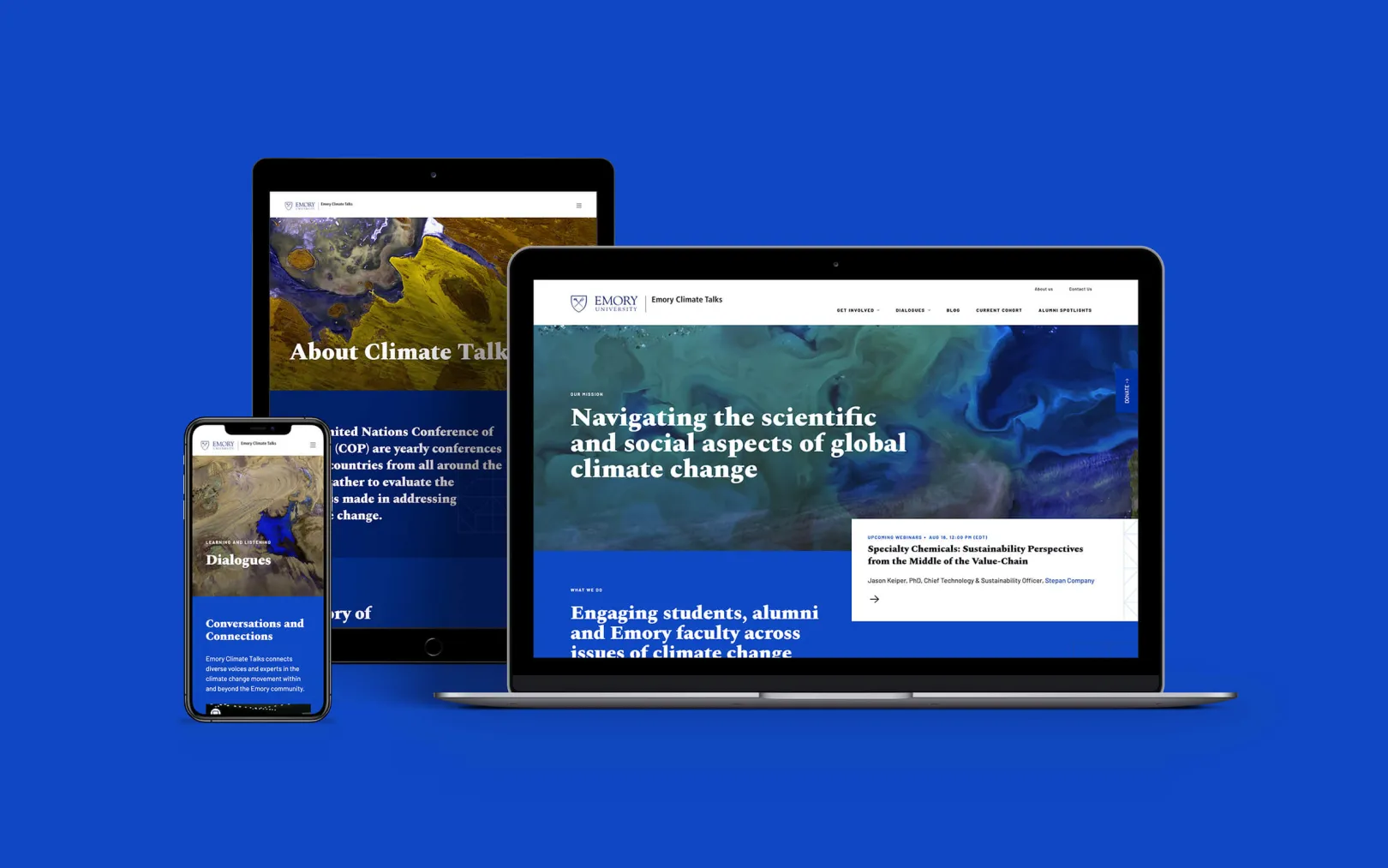 Emory Climate Talks homepage