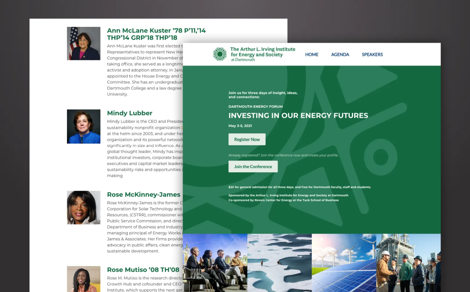 The Arthur L. Irving Institute for Energy and Society at Dartmouth homepage