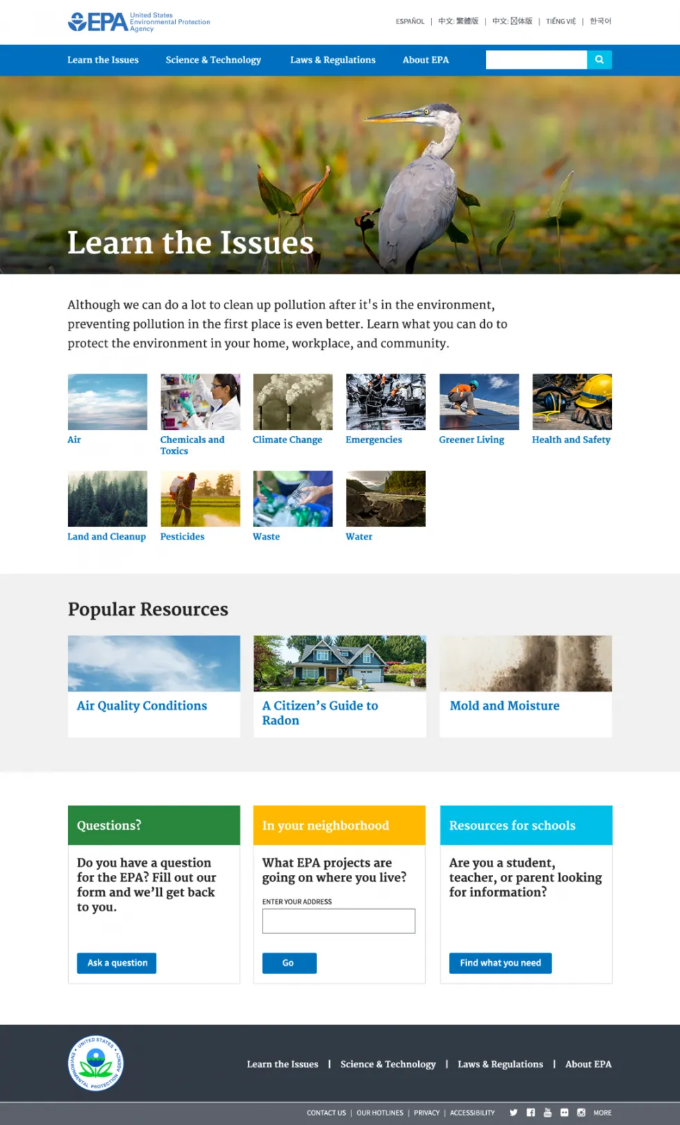 Learn the Issues