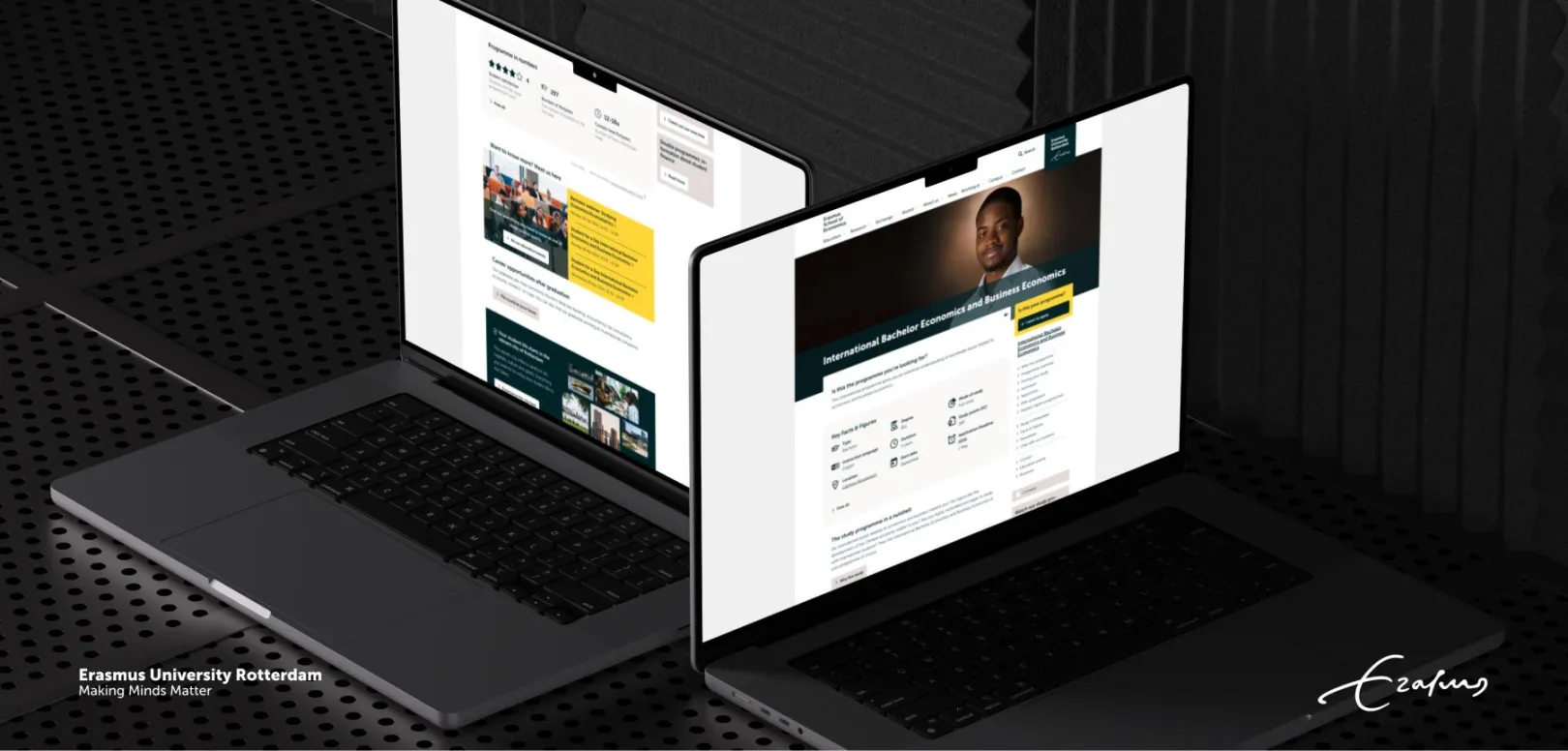 Website Platform Erasmus University Rotterdam