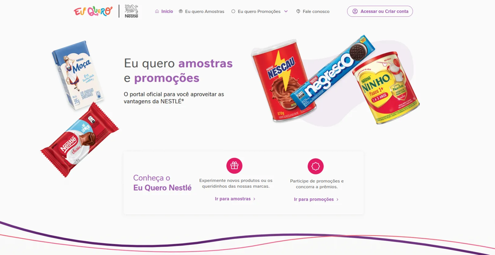 Eu Quero Nestlé - Screenshot