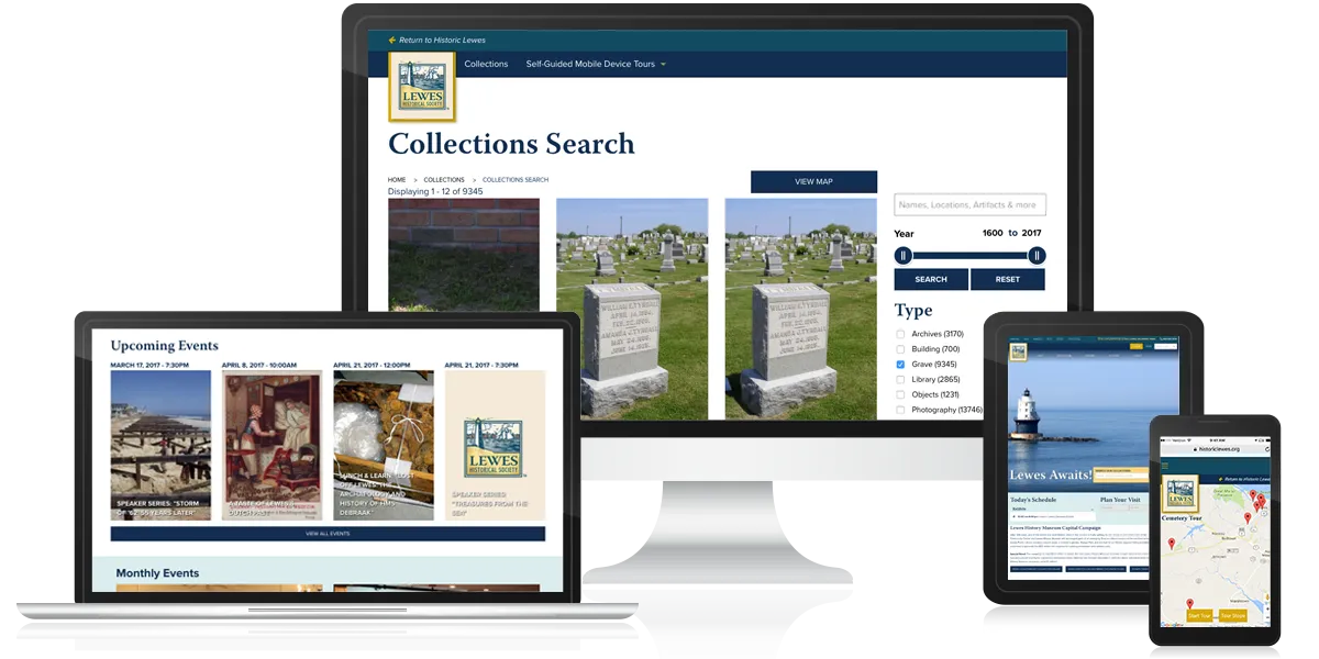 Collection search and mobile tours