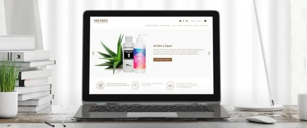 Metrin homepage screenshot