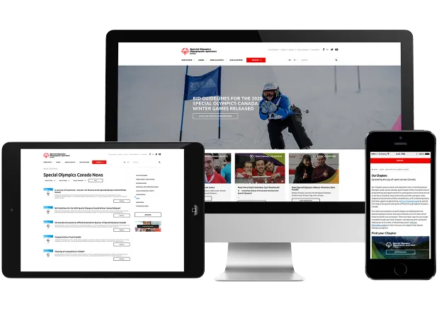 Special olympics canada site collage images