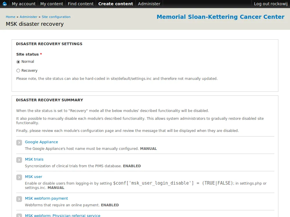 MSK disaster recovery