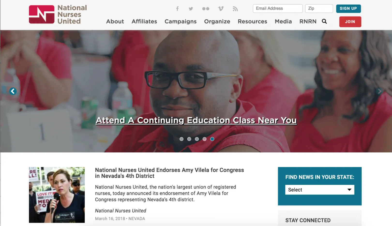National Nurses United Home Page