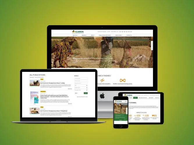 ICARDA Drupal 8 Website