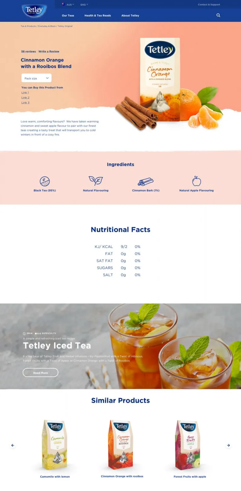 Product page