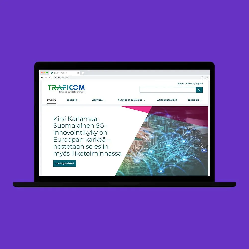 Traficom.fi screenshot