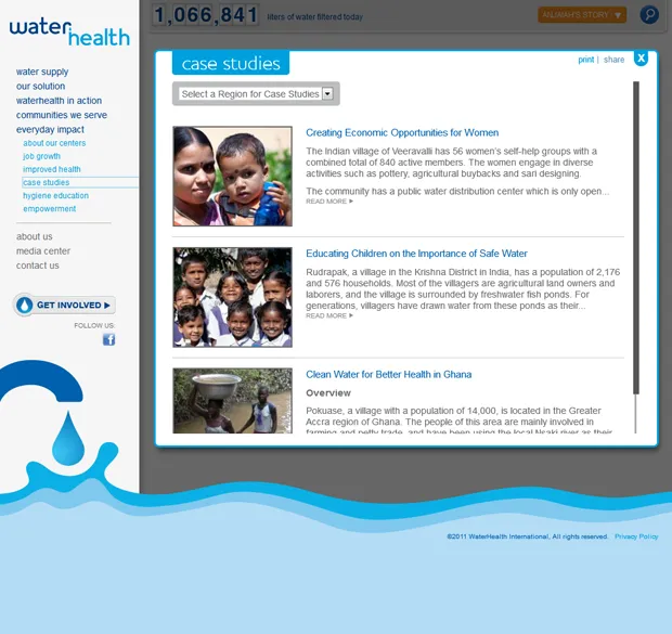 Waterhealth - Case Studies