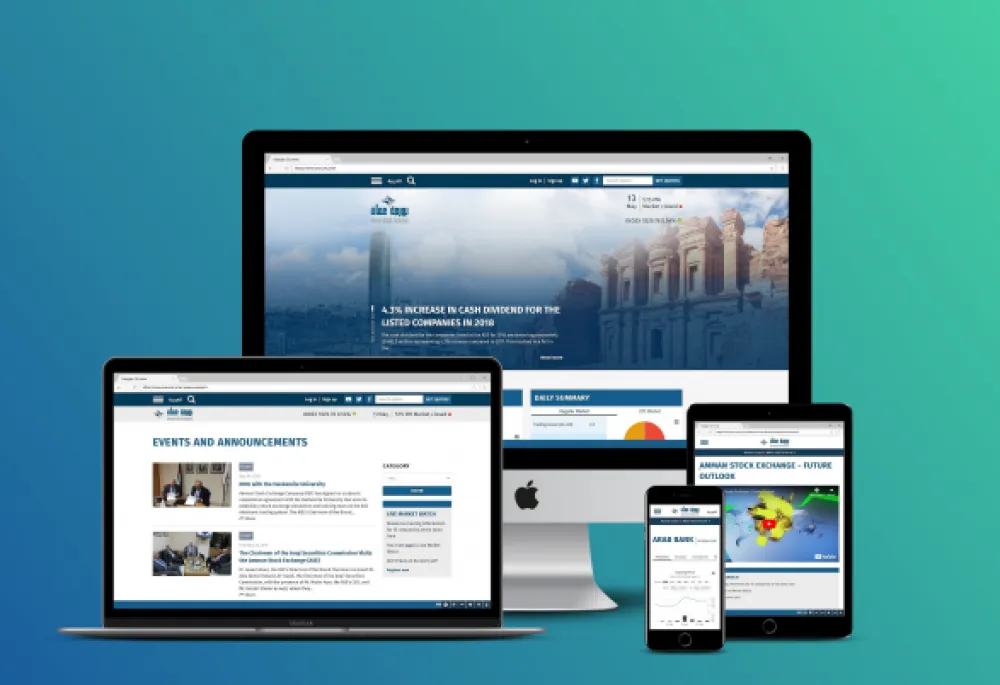 Amman Stock Exchange Homepage