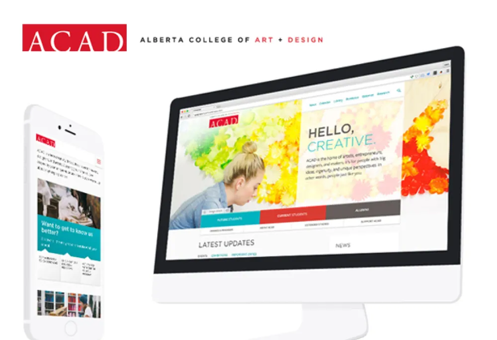 Alberta College of Art + Design (ACAD) Responsive Design