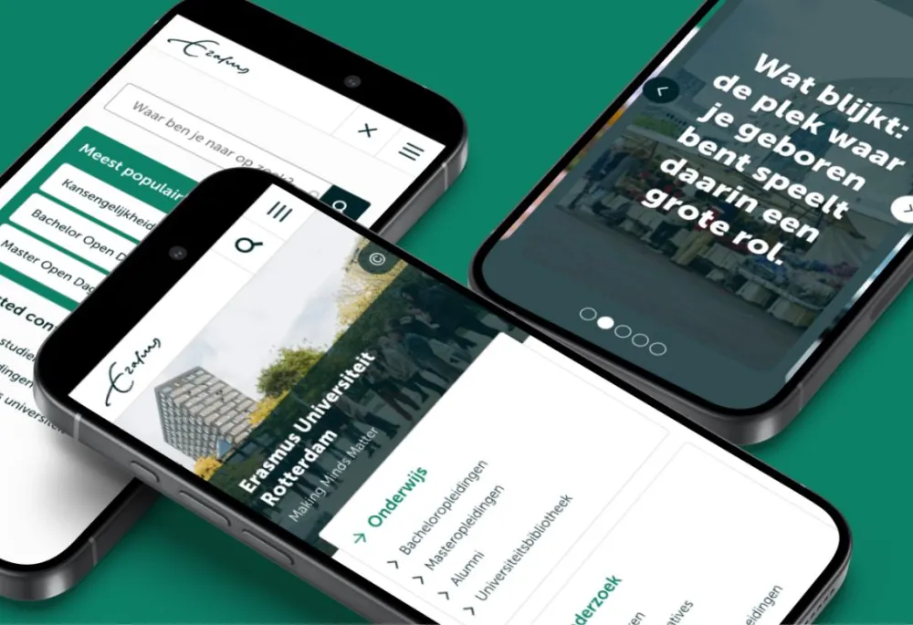 Website Platform Erasmus University Rotterdam