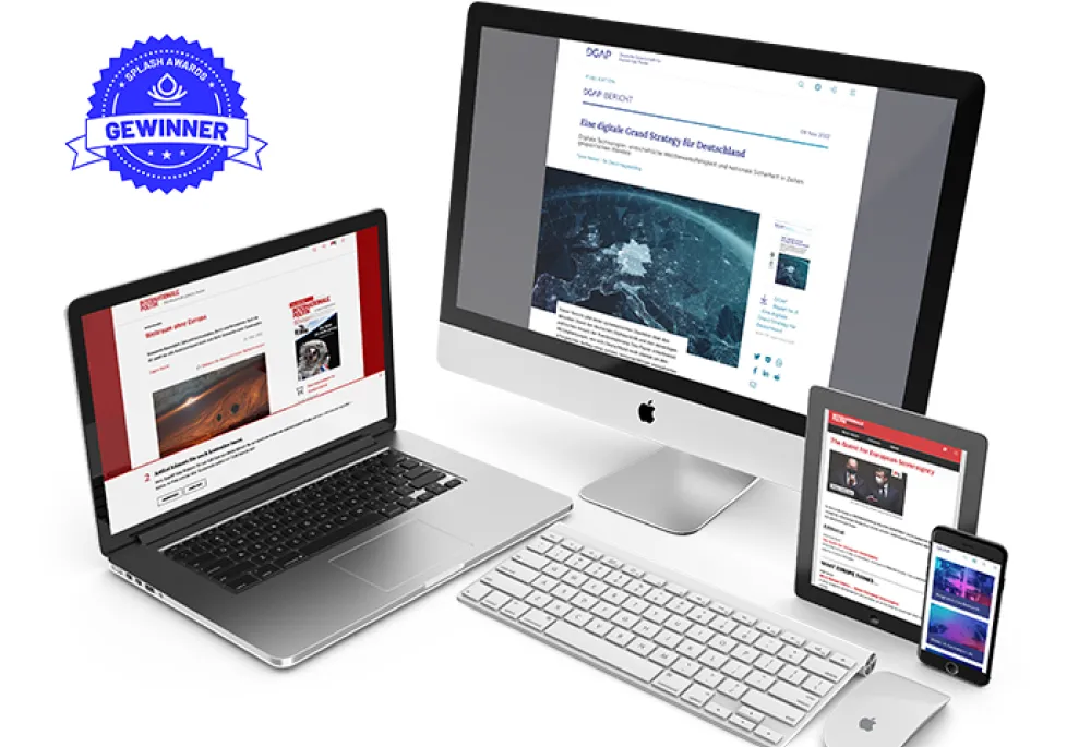 All served sites on different devices - award-winning
