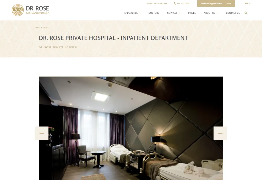 drrose.hu website gallery
