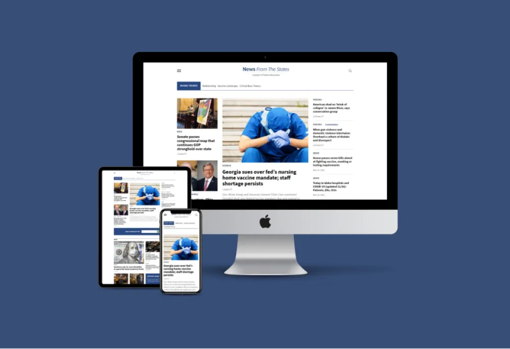 State Newsroom Responsive site