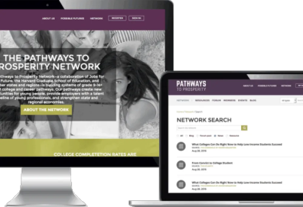 Jobs for the Future, Pathways to Prosperity Home Feature