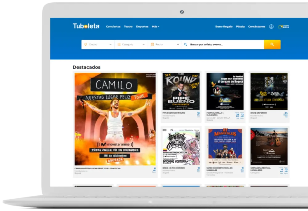Tuboleta - ticket sales portal