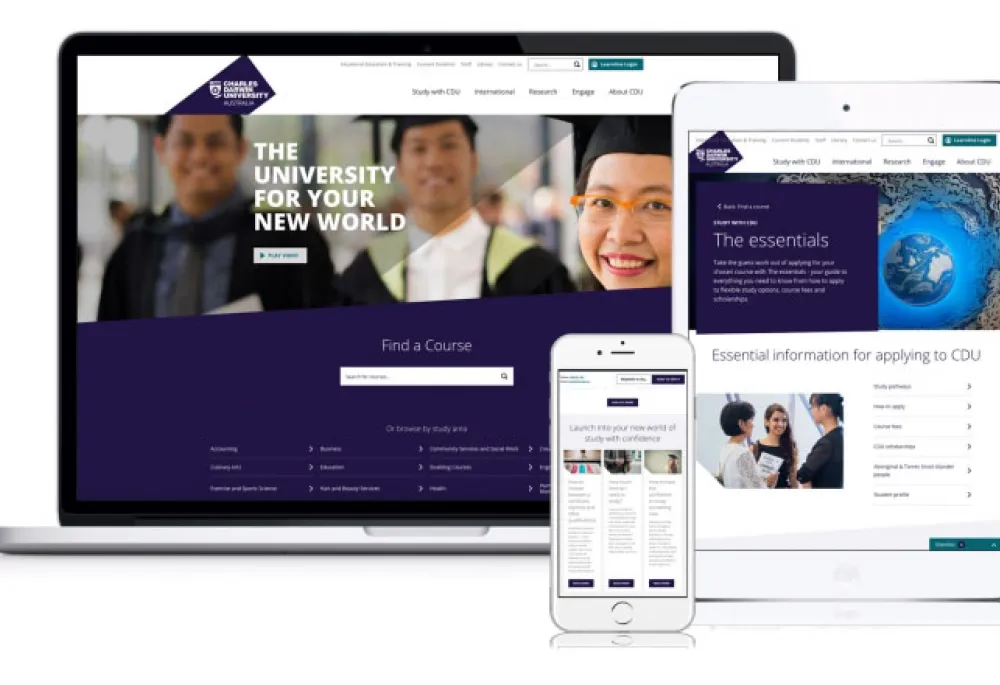 Charles Darwin University screenshots