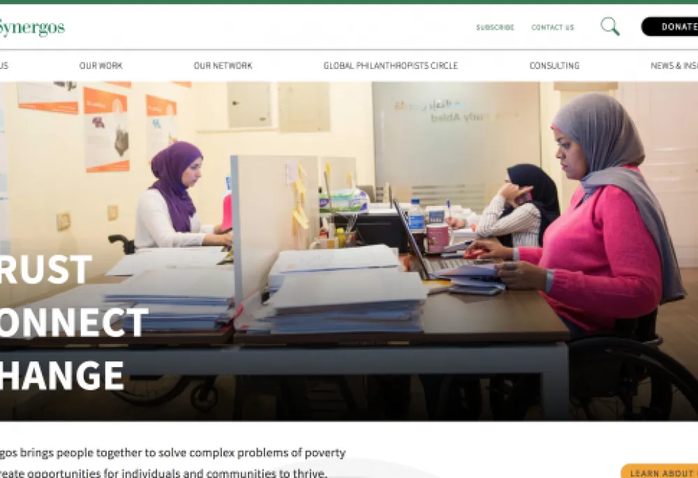 Mediacurrent's Drupal 8 Redesign of Synergos.org 