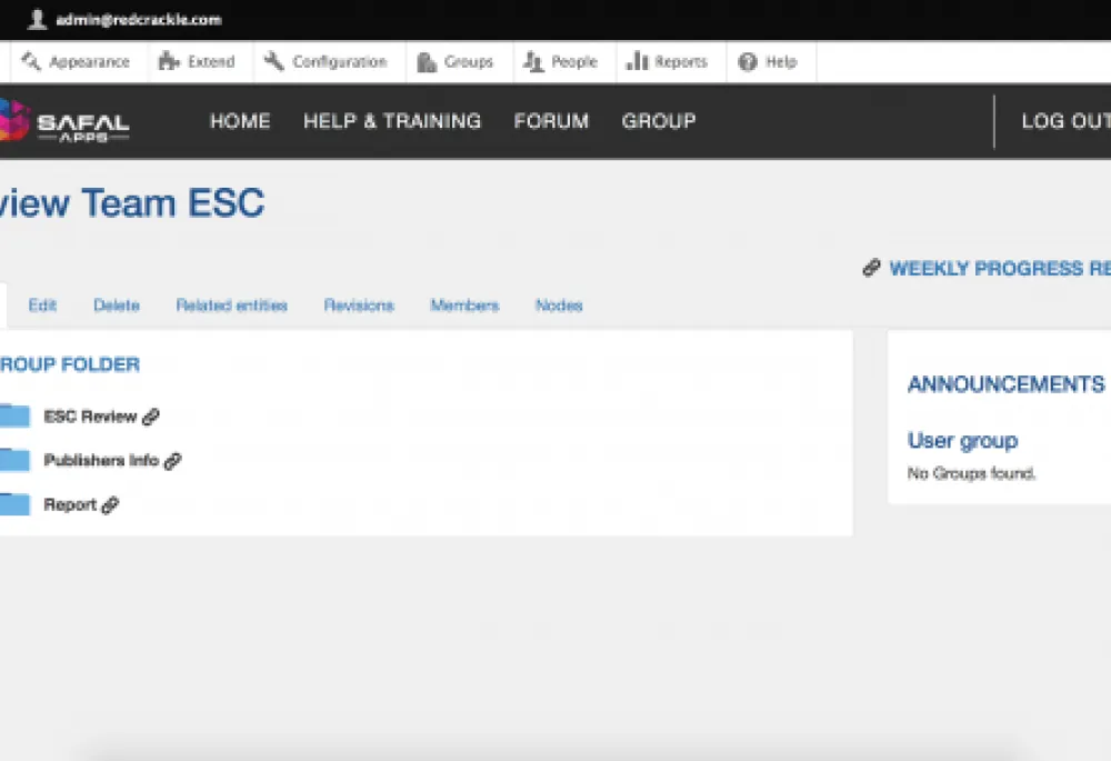 IMQE homepage screenshot
