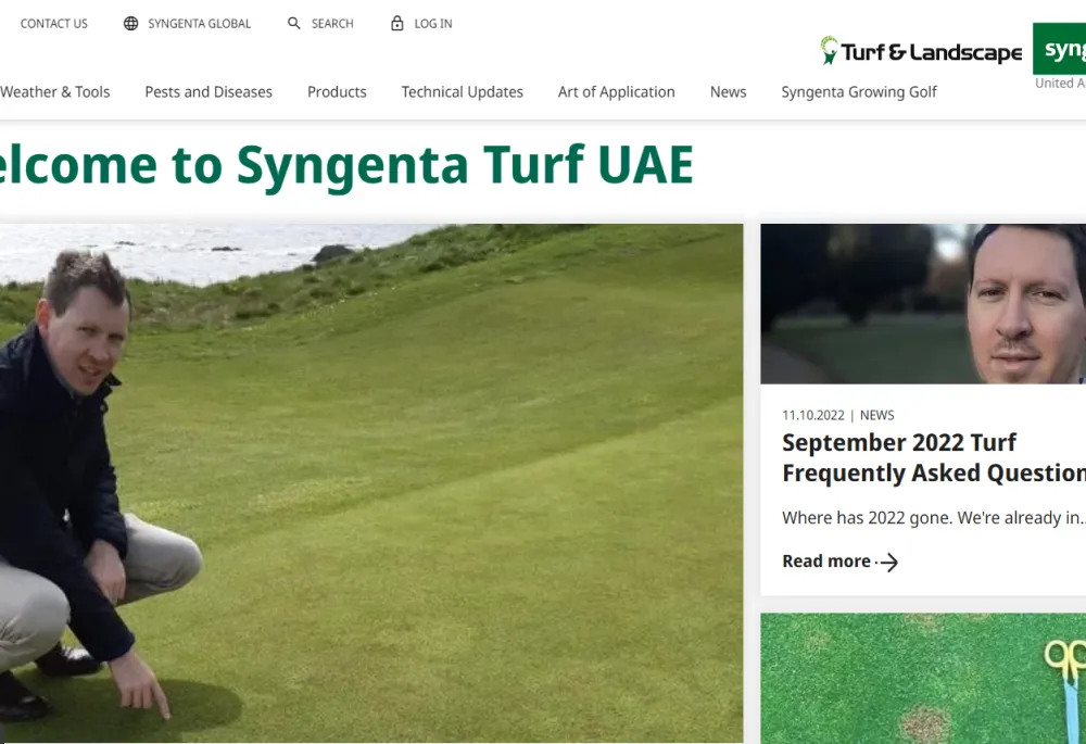 Syngenta UAE Drupal 9 Website