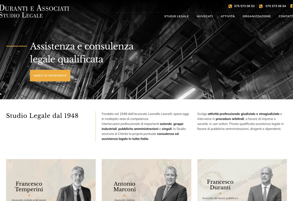 Drupal 9 Website homepage screenshot