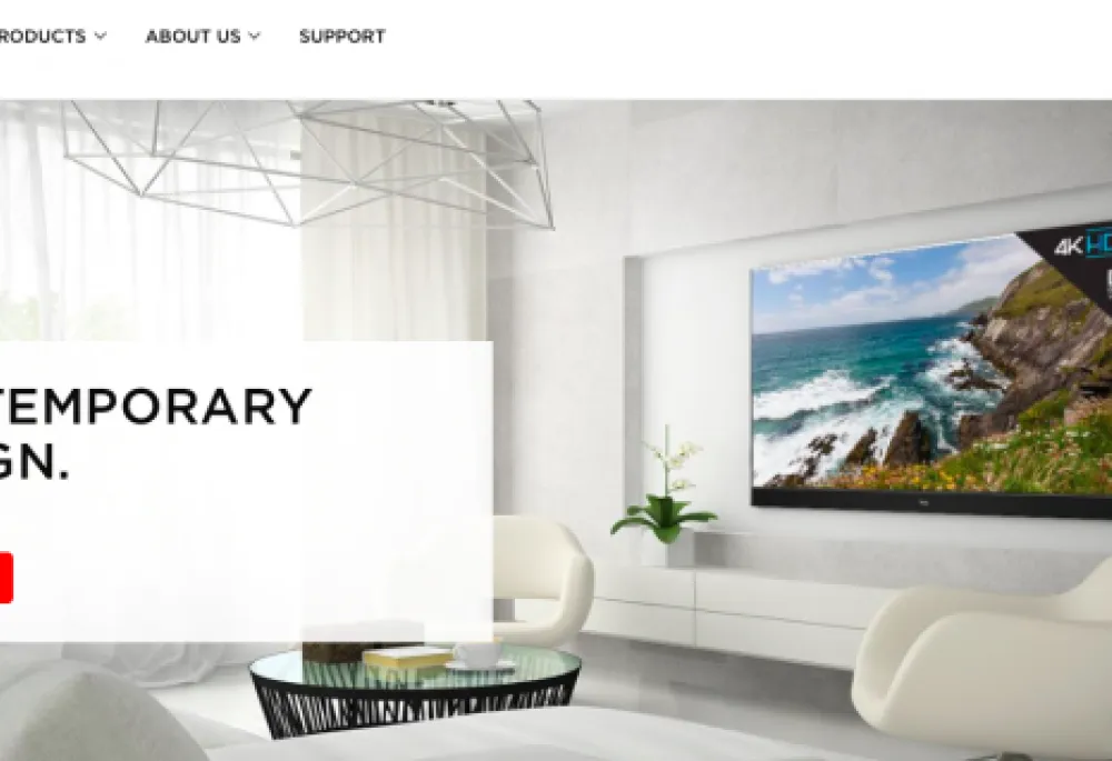 Drupal 8 homepage, TCL USA Drupal development, Drupal experts