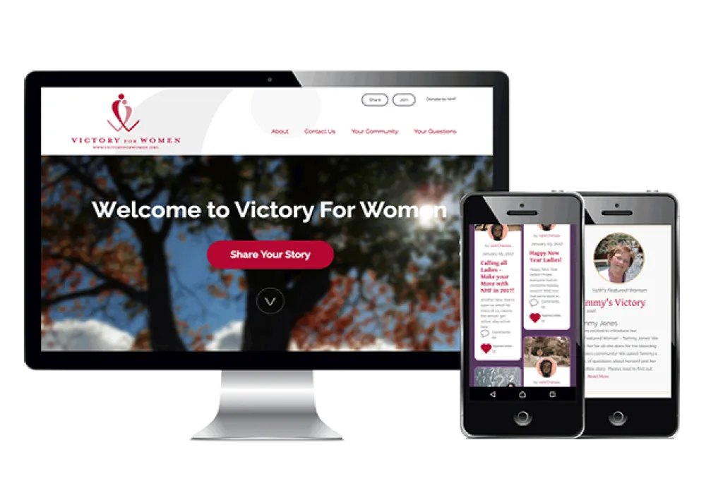 Victory For Women Redesign