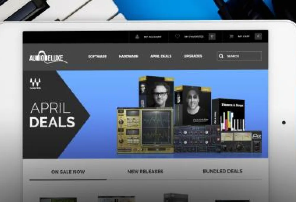 Audio Deluxe homepage