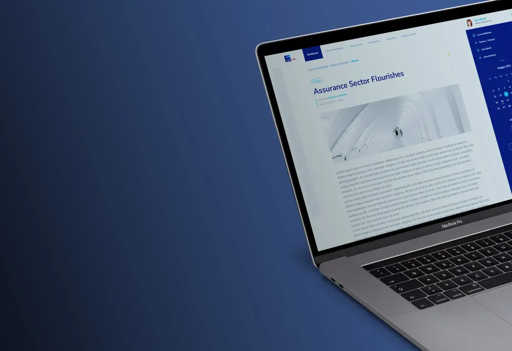 The CNP Vita Employee Experience Platform shown on a laptop