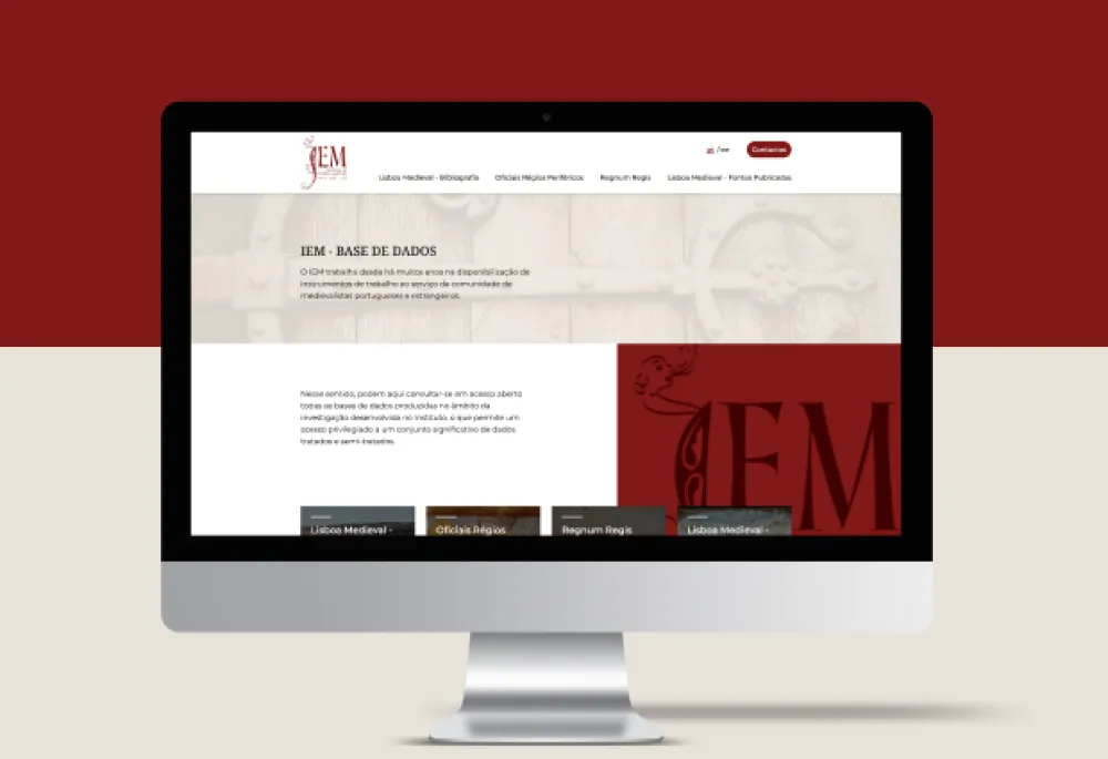 Screenshot of IEM's Databases platform