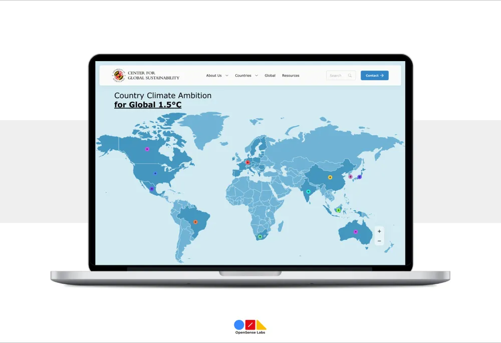 CGS website homepage
