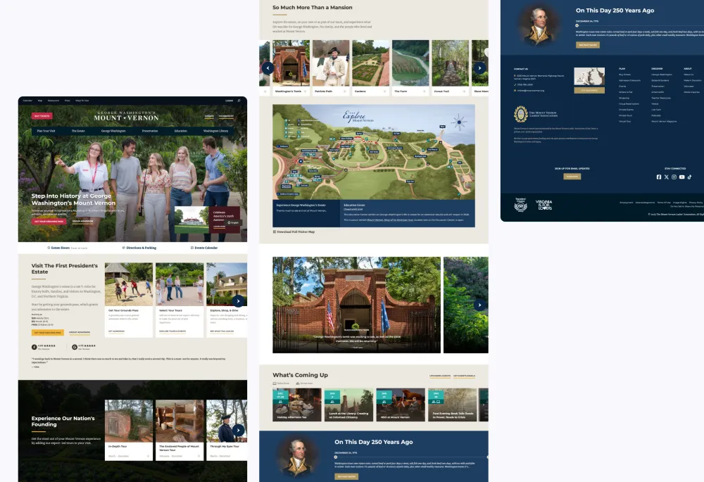 George Washington’s Mount Vernon home page