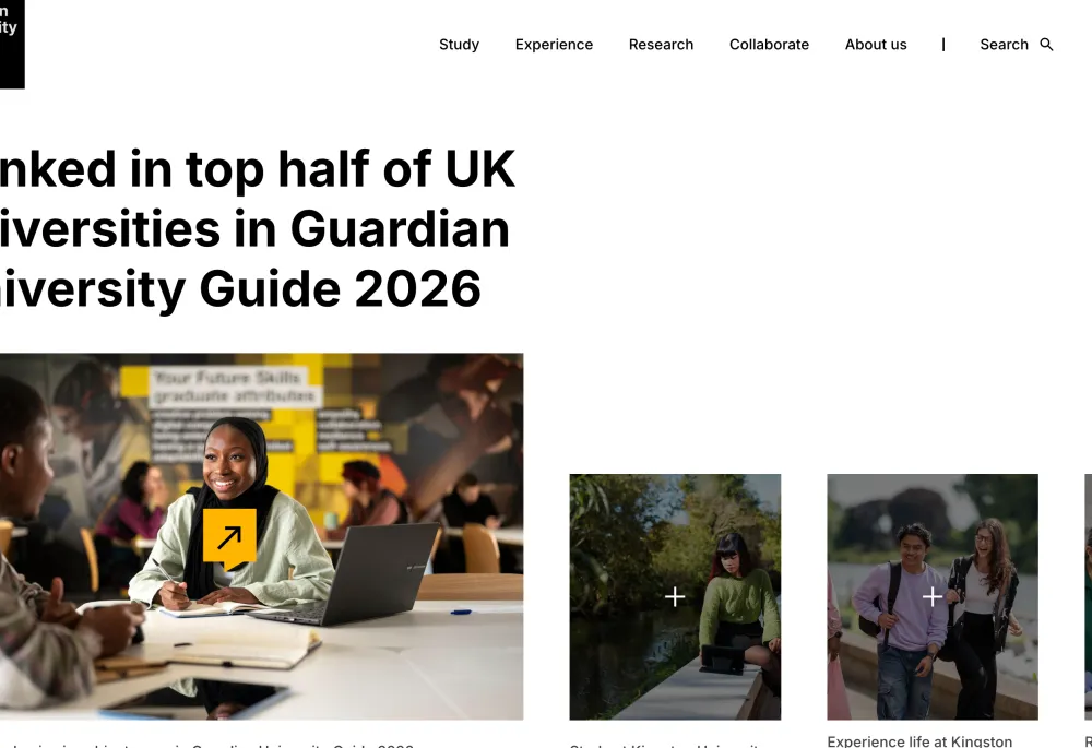 Kingston University Homepage