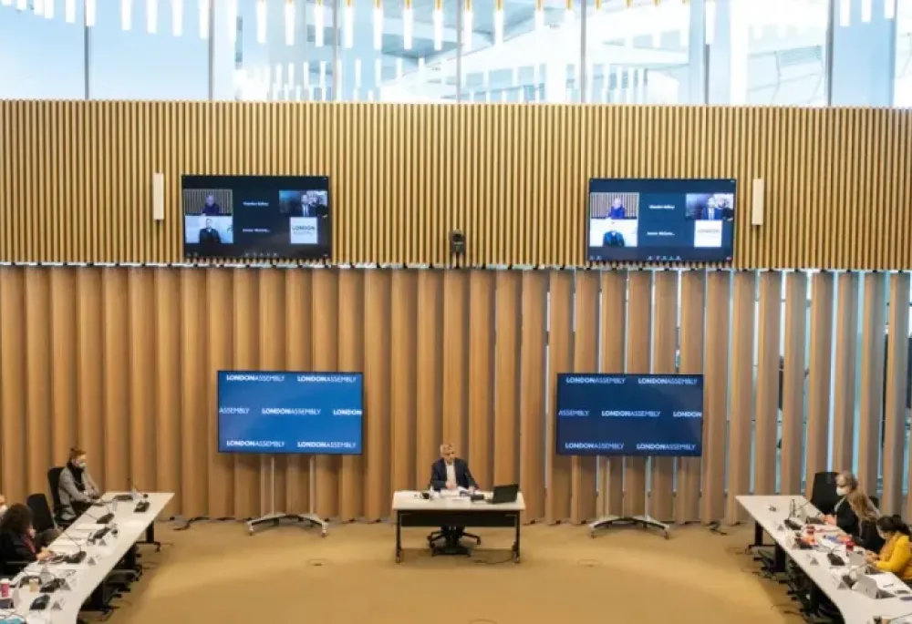 A conference room 