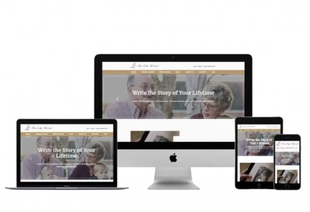 The Life Writer Drupal 8 Website