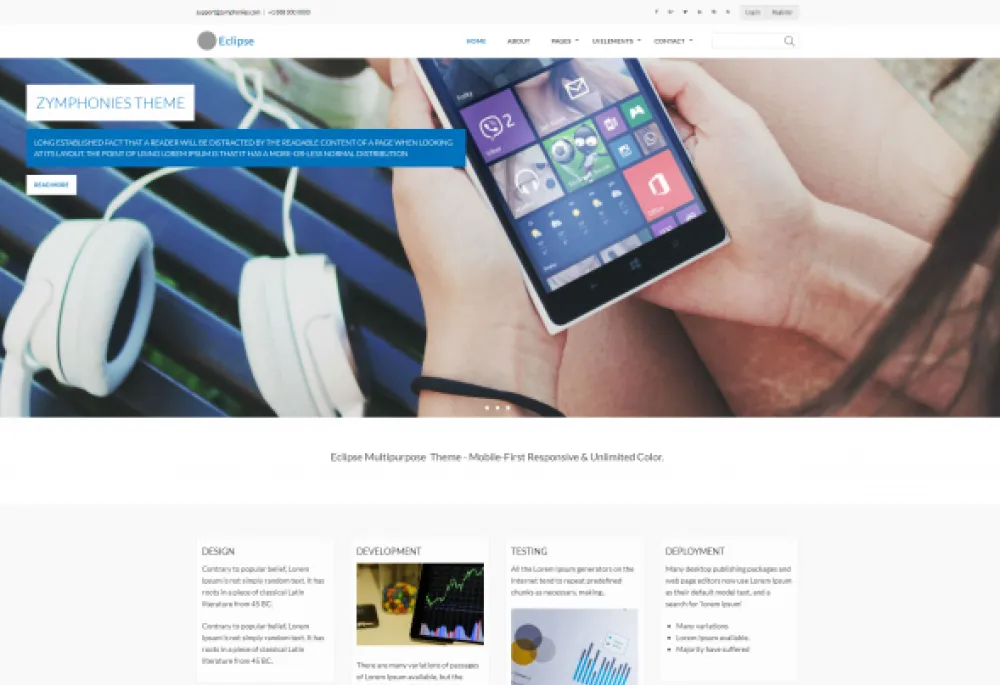 Eclipse Multipurpose Theme