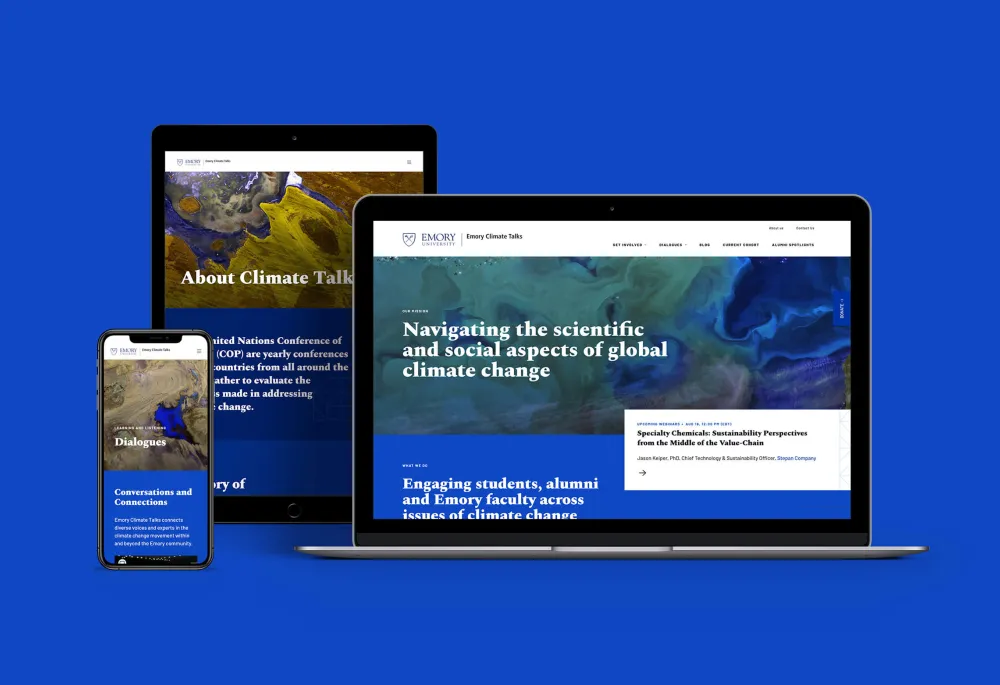 Emory Climate Talks homepage