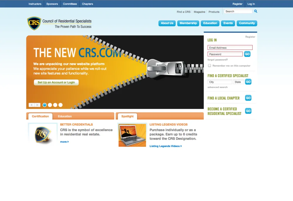 CRS.com Homepage