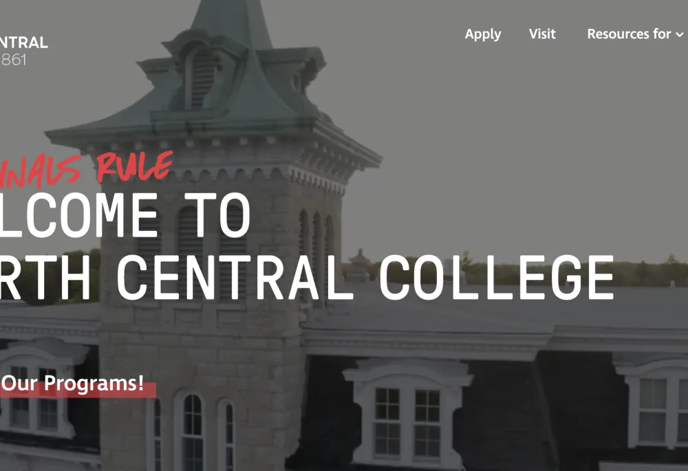 Homepage for North Central College