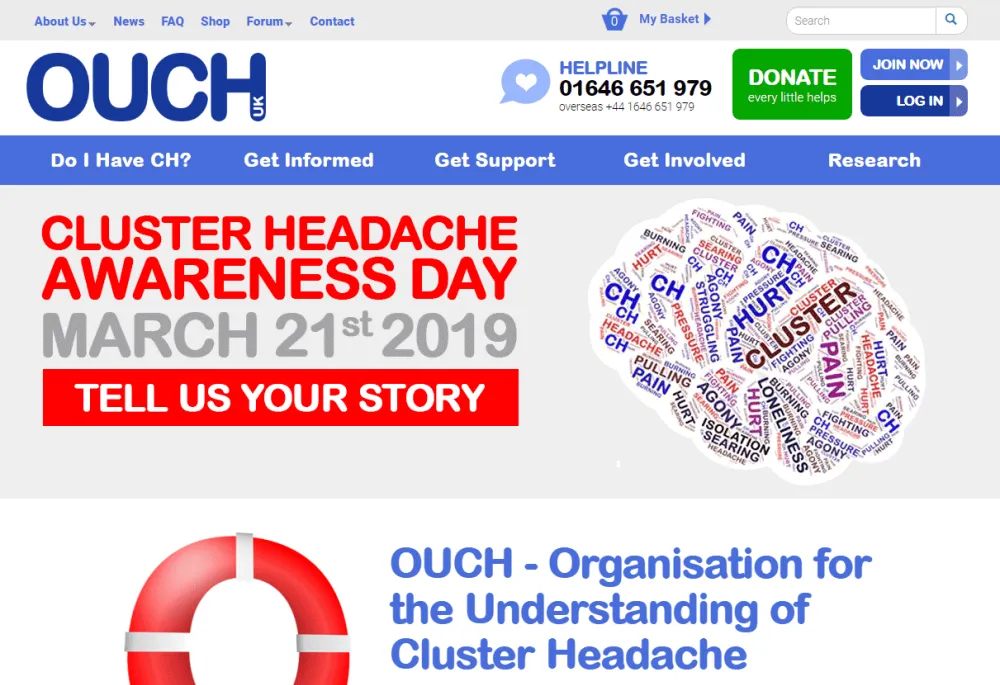 OUCH(uk) UK National Charity Website