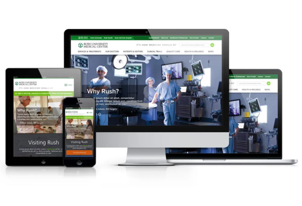 Drupal Hospital Website - Rush University Medical Center