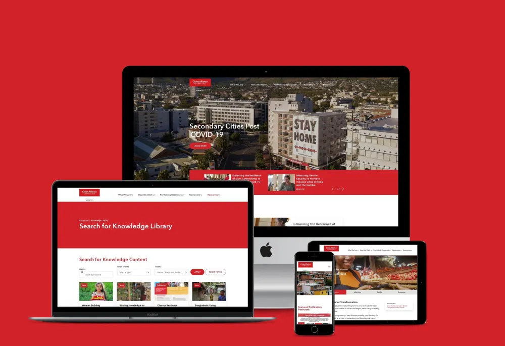 Cities Alliance Drupal 8 Website Development and Design